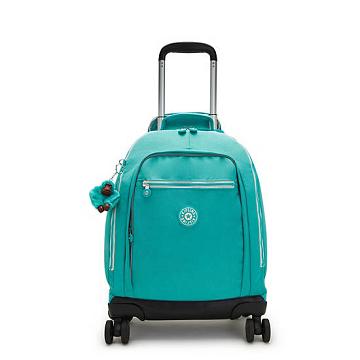 Kipling New Zea 15" Laptop Rolling Backpacks Turquoise Sea | AU 1518FD